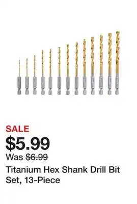 Harbor Freight Tools Titanium Hex Shank Drill Bit Set, 13-Piece offer