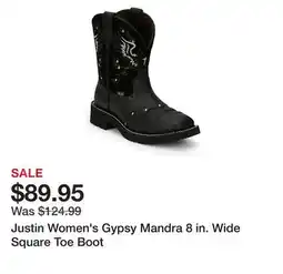 Tractor Supply Company Justin Women's Gypsy Mandra 8 in. Wide Square Toe Boot offer
