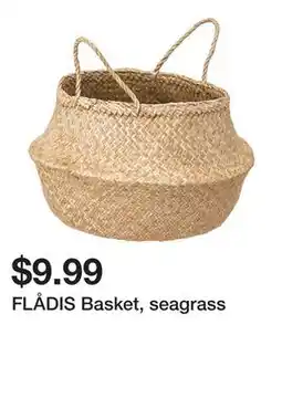 Ikea FLÅDIS Basket, seagrass offer