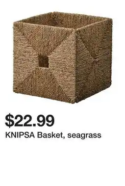 Ikea KNIPSA Basket, seagrass offer