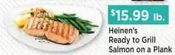 Heinen's Heinen's Ready to Grill Salmon on a Plank offer