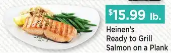 Heinen's Heinen's Ready to Grill Salmon on a Plank offer