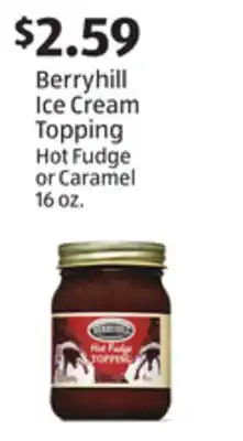 Aldi Berryhill Ice Cream Topping offer