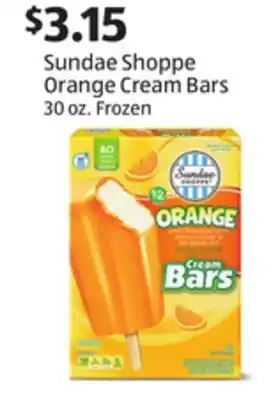 Aldi Sundae Shoppe Orange Cream Bars offer
