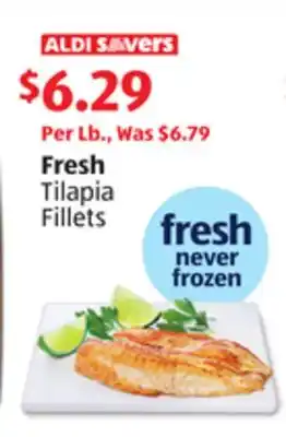 Aldi Fresh Tilapia Fillets offer