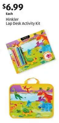 Aldi Hinkler Lap Desk Activity Kit offer