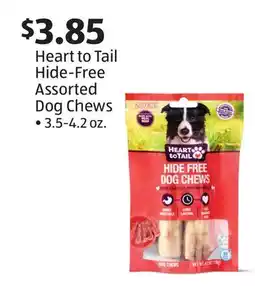 Aldi Heart to Tail Hide-Free Assorted Dog Chews offer
