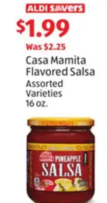 Aldi Casa Mamita Flavored Salsa offer