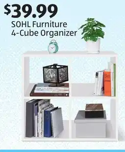 Aldi SOHL Furniture 4-Cube Organizer offer