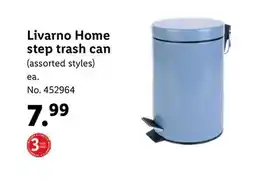 Lidl Livarno Home step trash can offer