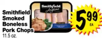 Superior Grocers Smithfield Smoked Boneless Pork Chops offer