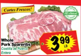 Superior Grocers Whole Pork Spareribs offer