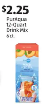 Aldi PurAqua 12-Quart Drink Mix offer