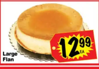 Superior Grocers Large Flan offer