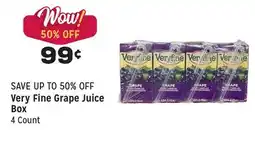 Grocery Outlet Grape Juice Box offer