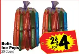 Superior Grocers Bolis Ice Pops offer