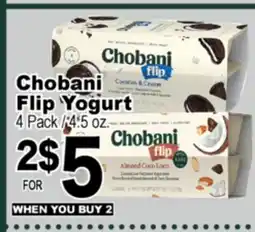 Superior Grocers Chobani Flip Yogurt offer