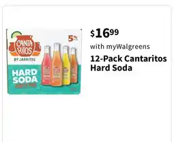 Walgreens 12-Pack Cantaritos Hard Soda offer