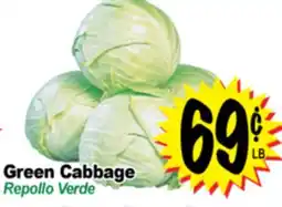 Superior Grocers Green Cabbage offer