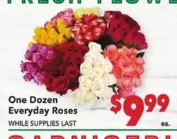 Vallarta Supermarkets One Dozen Everyday Roses offer