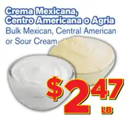 El Super Fresh Bulk Mexican, Central American or Sour Cream offer