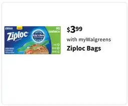 Walgreens Ziploc Bags offer