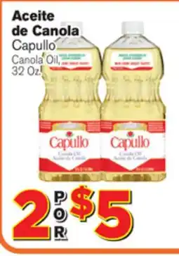 El Super Fresh Capullo Canola Oil offer
