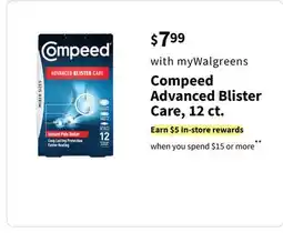 Walgreens Compeed Advanced Blister Care offer
