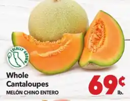 Vallarta Supermarkets Whole Cantaloupes / MELÓN CHINO ENTERO offer