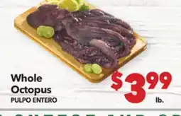 Vallarta Supermarkets Whole Octopus / PULPO ENTERO offer