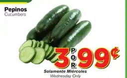 El Super Fresh Pepinos Cucumbers offer