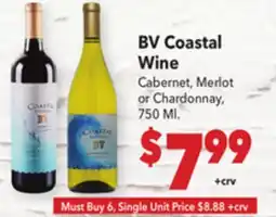 Vallarta Supermarkets BV Coastal Wine offer
