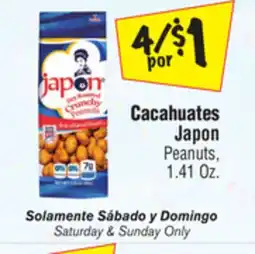 El Super Japon Peanuts offer