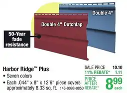Menards Harbor Ridge Plus offer
