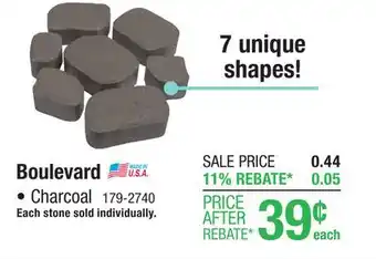 Menards Charcoal Boulevard Paver offer