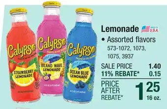 Menards Calypso Strawberry Lemonade - 16 oz offer