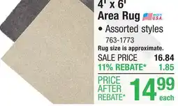 Menards Mohawk Home Bound 4' x 6' Accent Rug - Assorted offer