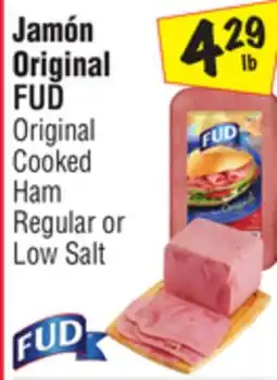 El Super Original Cooked Ham Regular or Low Salt offer