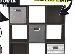 Menards Dakota 36-3/4W x 36-3/4H x 11-3/8D White 9-Cube Storage Organizer offer