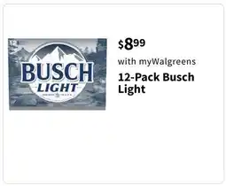 Walgreens 12-Pack Busch Light offer