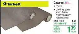 Menards Tarkett Dawson Anchor Frieze Carpet 12 ft. Wide offer