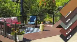 Menards UltraDeck Fusion 2.0 Walnut Low-Maintenance 8' Composite Decking offer
