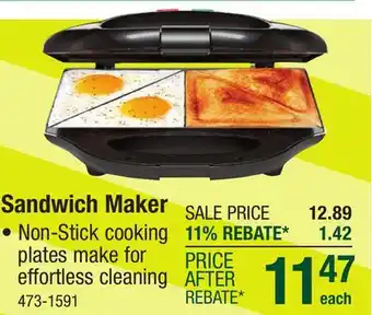 Menards Chefman Electric Sandwich Maker offer