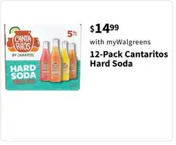 Walgreens 12-Pack Cantaritos Hard Soda offer