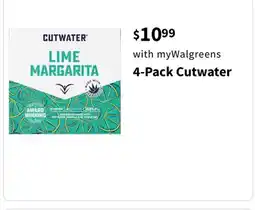 Walgreens 4-Pack Cutwater offer