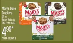 Jewel-Osco Mary's Gone Crackers offer