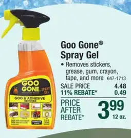 Menards Goo Gone Citrus Adhesive Remover - 12 oz offer
