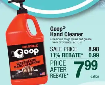 Menards Goop Orange Hand Cleaner - 128 oz offer