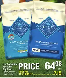 Menards BLUE Life Protection Formula All Breed Healthy Weight Chicken & Brown Rice Dry Dog Food - 30 lb offer