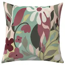 Ikea Idgran Cushion cover, multicolor floral pattern, 20x20 offer